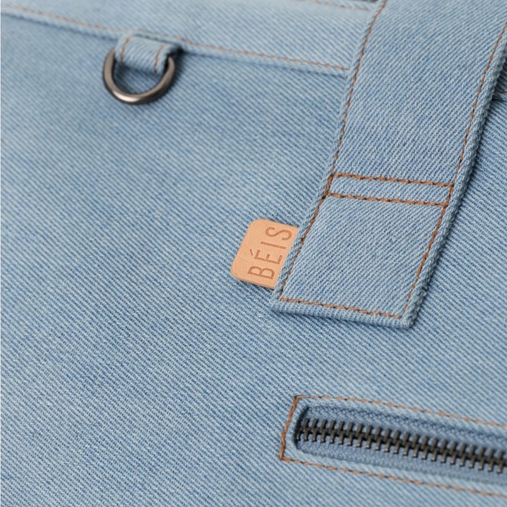 Gap x Beis Denim Weekender Bag - Picture 2 of 8
